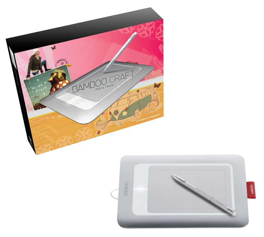 Wacom Bamboo Craft - digitizer, stylus