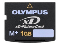 Olympus flash memory card - 1 GB - xD Type M+