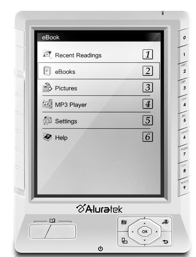 Aluratek LIBRE eBook Reader PRO