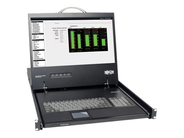 Tripp Lite TAA Compliant KVM Console 17" Monitor 1U Rackmount
