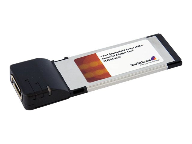 StarTech.com 1 Port ExpressCard Power eSATA Controller Adapter Card - stora
