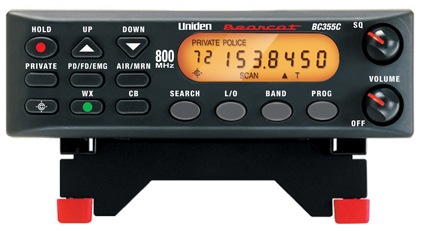 UNIDEN 800MHZ MOBILE POLICE SCANNER