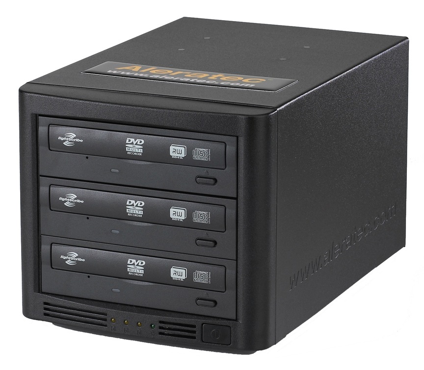 Aleratec 1:3 DVD/CD Tower Publisher HLS LightScribe Publishing Sys Win/Mac