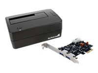 StarTech.com SuperSpeed USB 3.0 SATA Hard Drive Docking Station w/ PCIe Con