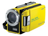 Sanyo Xacti VPC-WH1YL - camcorder - flash card