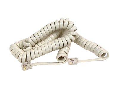 Belkin 12' Coiled Telephone Handset Cord Ivory