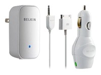 Belkin Charging Kit for iPod - power adapter - AC / car / USB