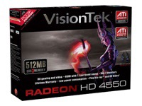 VisionTek Radeon HD 4550 - graphics adapter - Radeon HD 4550 - 512 MB