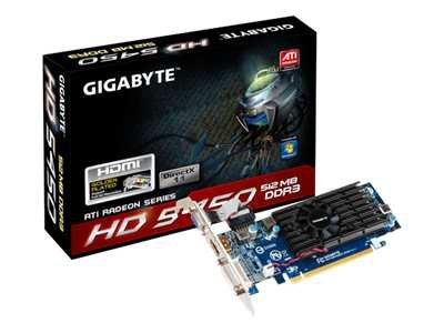 Gigabyte GV R545OC-512I - graphics adapter - Radeon HD 5450 - 512 MB