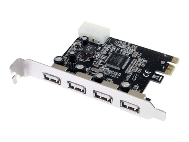 StarTech.com 4 Independent Port PCI Express USB 2.0 Adapter Card - USB adap