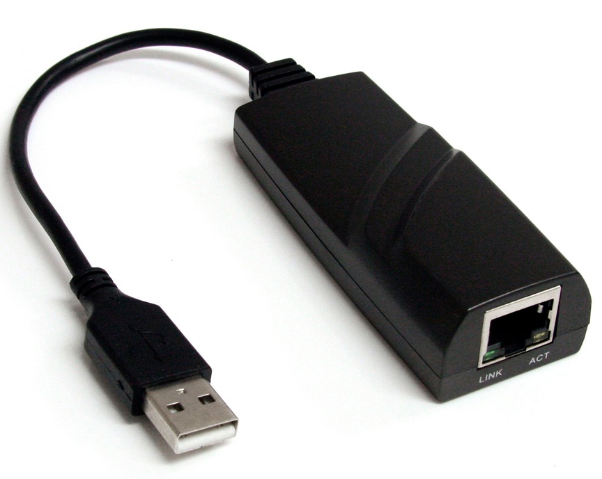 StarTech.com Compact Black USB 2.0 to Gigabit Ethernet NIC Network Adapter 