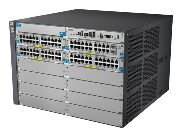 HP E5412-92G-PoE+/2XG-SFP+ v2 zl Switch - switch - 92 ports - managed - rac