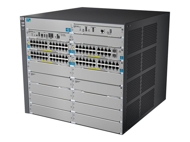 HP E8212 zl Switch - switch - managed - rack-mountable - with HP E8200 zl S