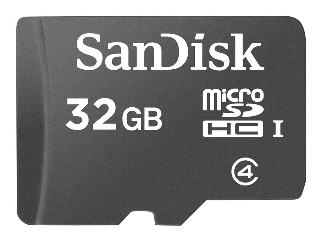 SanDisk flash memory card - 32 GB - microSDHC - SDSDQM-032G-B35A ...
