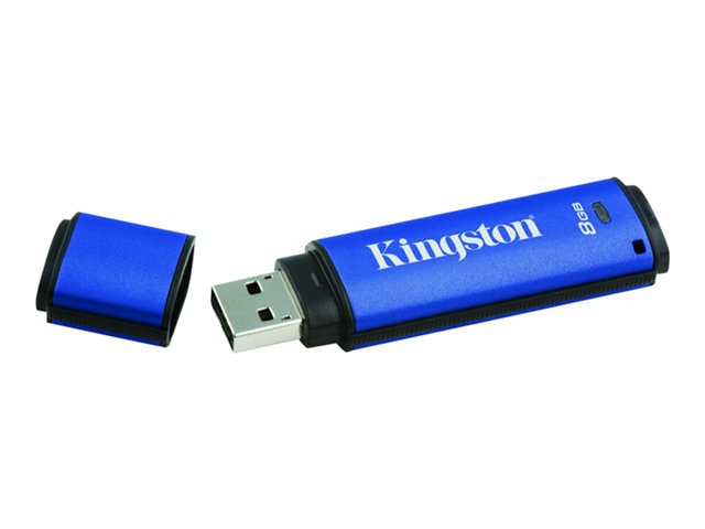 Kingston DataTraveler Vault - Privacy Managed - USB flash drive - 8 GB