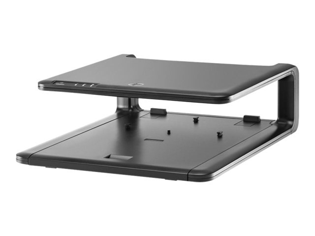 HP LCD Monitor Stand - monitor stand with port replicator shelf