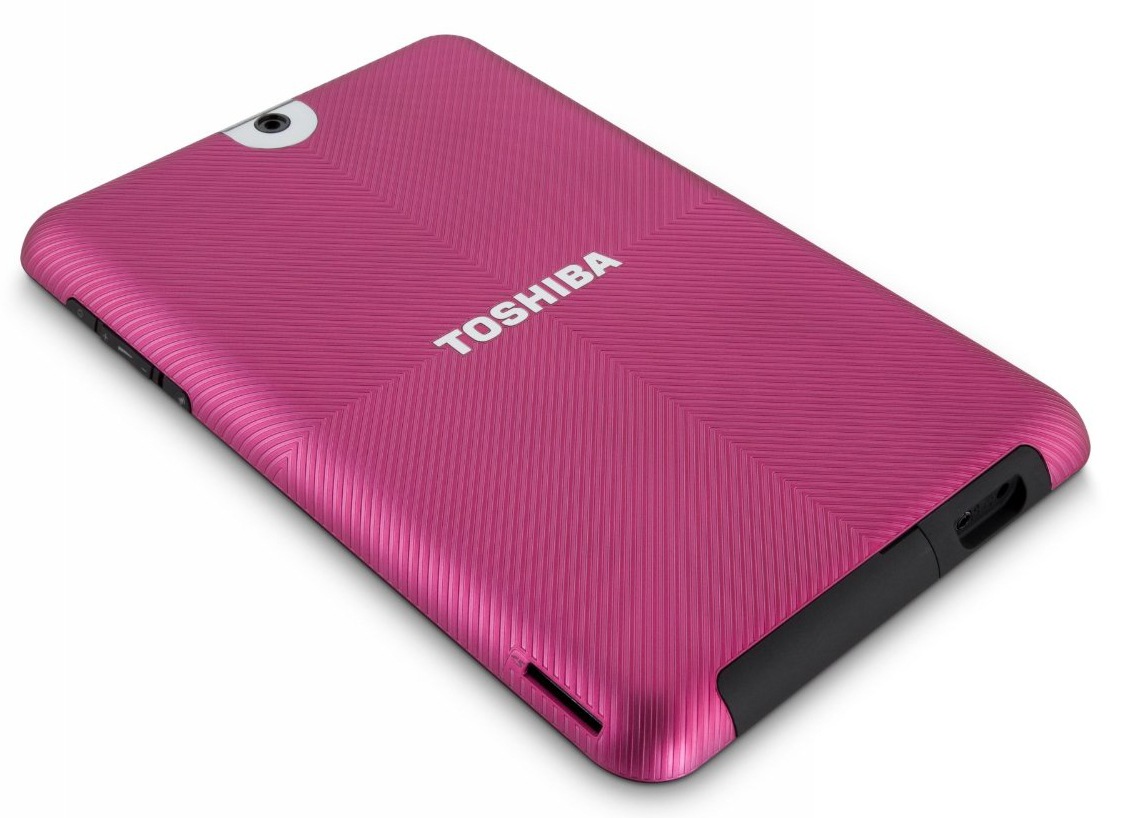 Toshiba THRiVE Tablet Back Cover Panel in Raspberry Fusion