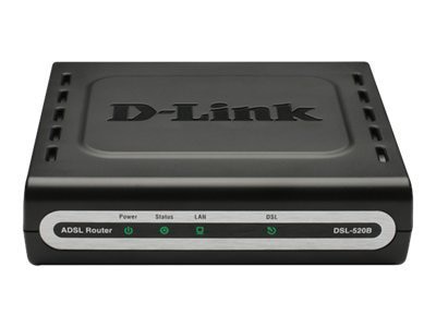 D-Link DSL-520B ADSL2+ Modem Router - router - DSL - desktop