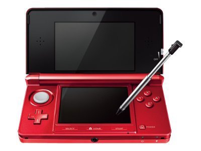 Nintendo 3DS - handheld game console - flame red
