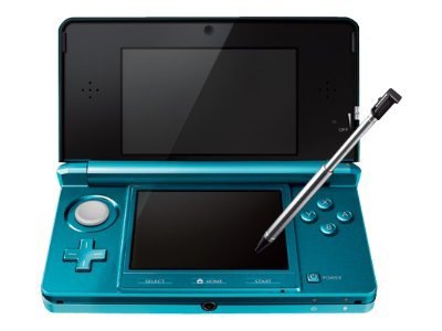 Nintendo 3DS - handheld game console - aqua blue