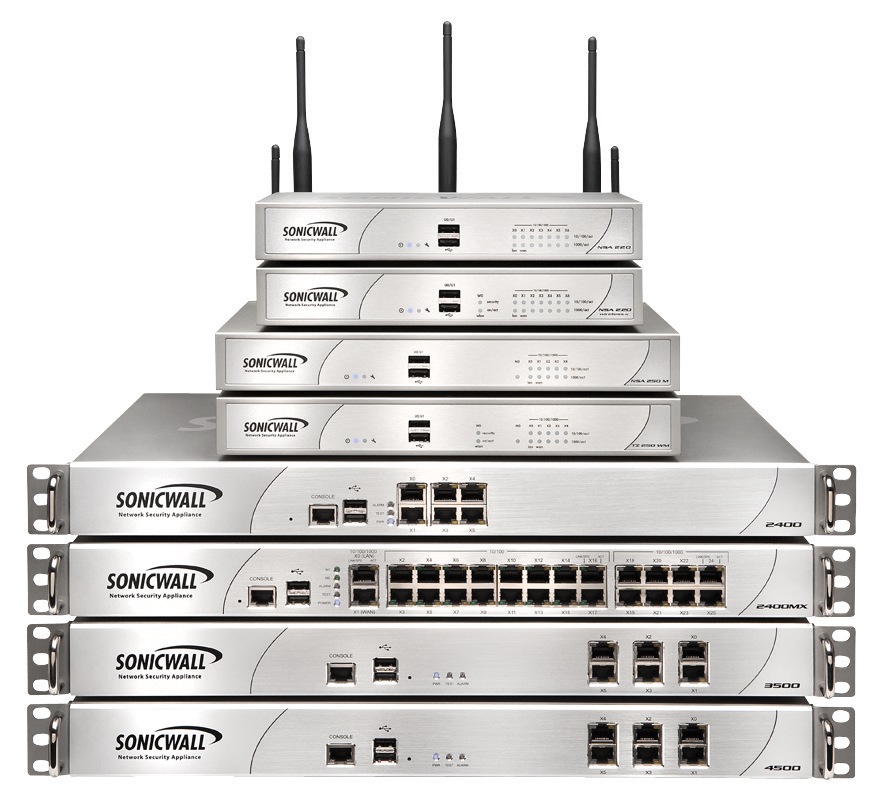 Dell SonicWALL NSA 220 Wireless-N TotalSecure - security appliance