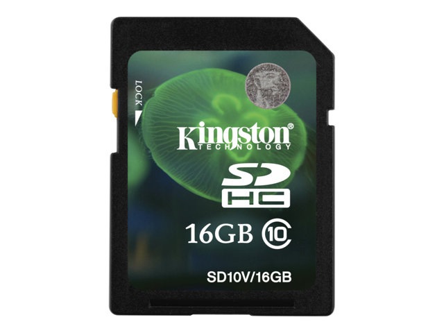 Kingston - flash memory card - 16 GB - SDHC