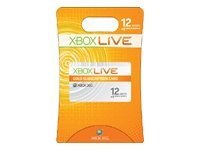 Microsoft Xbox Live Gold Subscription Card - subscription license