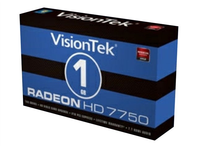 VisionTek 7750 1GB PCIe DVI/DP/ HDMI
