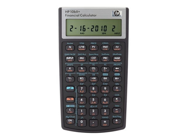 HP 10BII FINANCIAL CALCULATOR