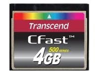 Transcend CFast - flash memory card - 4 GB - CFast