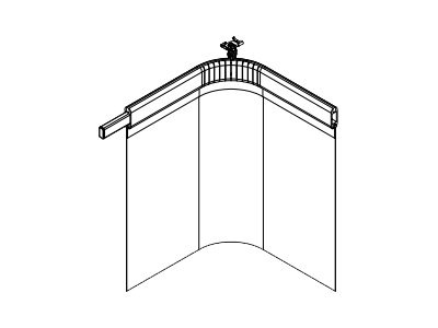 Liebert rack roof corners kit