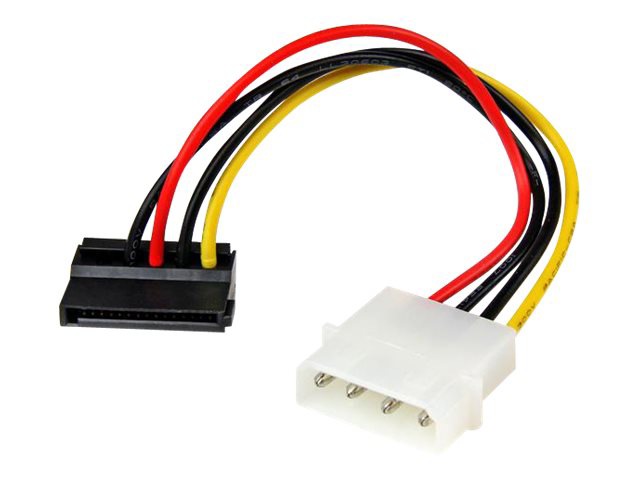 StarTech.com 4 Pin Molex to Left Angle SATA Power Cable Adapter - power ada