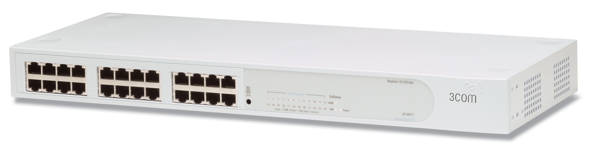 3Com Baseline Dual Speed Hub 24-Port