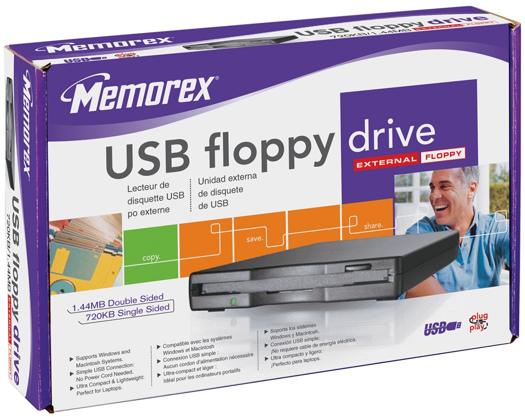 Memorex Floppy disk drive - USB
