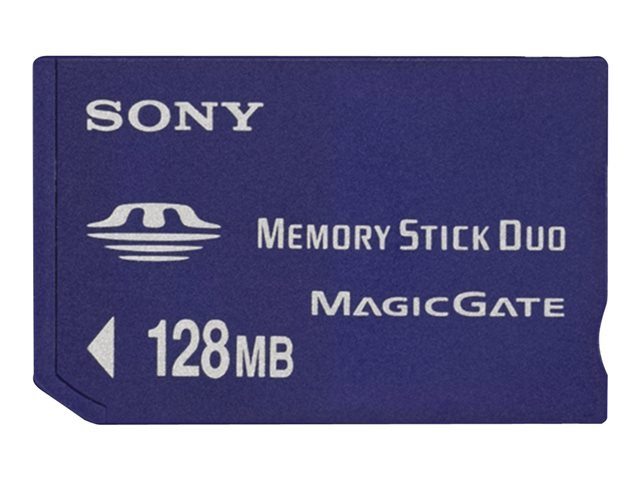 Sony flash memory card - 128 MB - MS DUO
