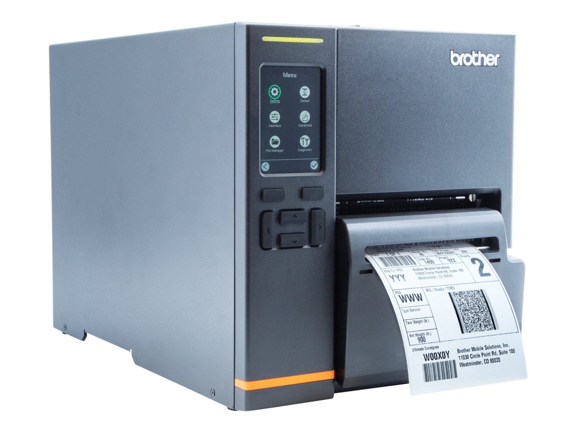 Brother Titan Industrial Printer TJ-4420TN - label printer - B/W - direct thermal