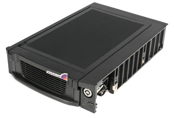 StarTech.com Aluminum 5.25in Durable SATA Hard Drive Mobile Rack Drawer