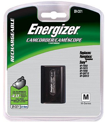 Energizer ER-C571 Extended Life Li-Ion Camcorder Battery