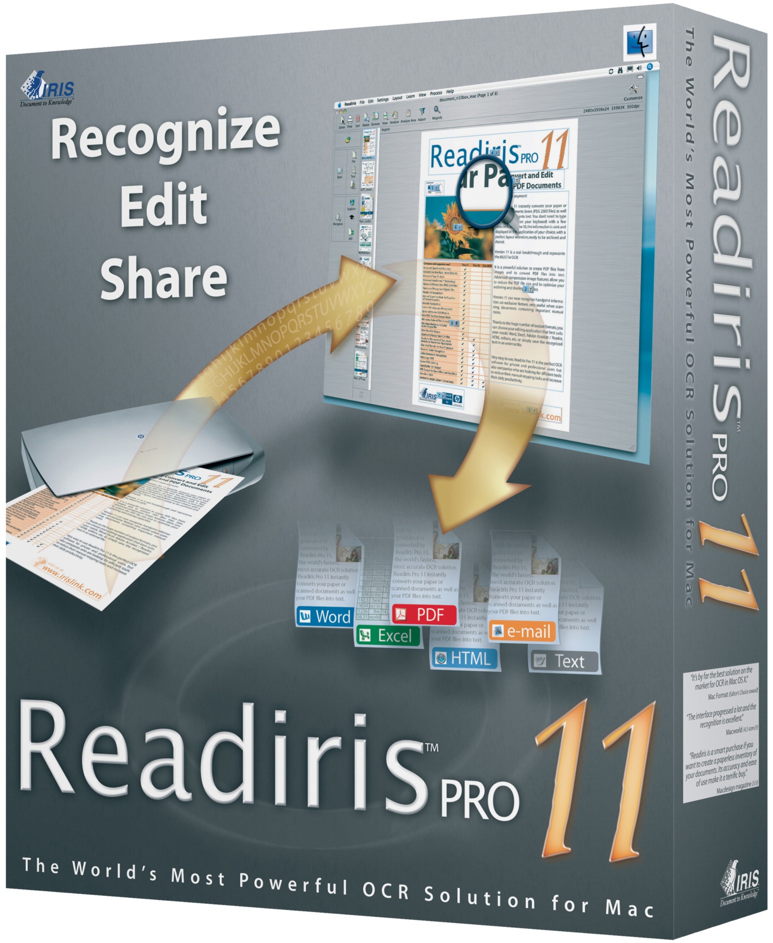 IRIS Readiris Pro 11 CORP MAC - complete package