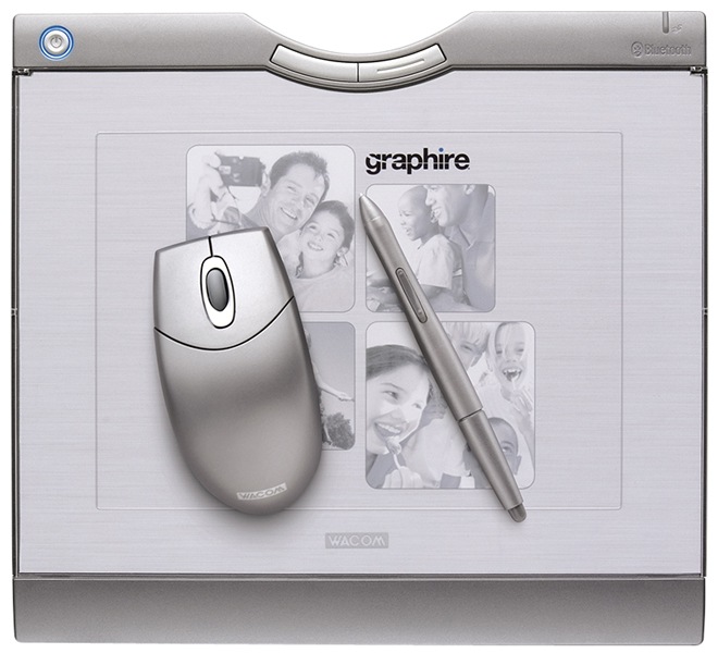 Wacom Graphire Bluetooth 6x8 Graphics Tablet- mouse, digitizer, stylus