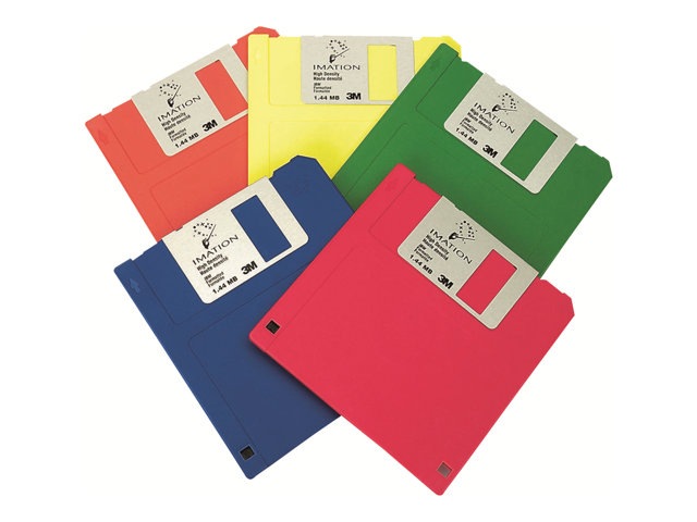 Imation floppy disk x 10 - 1.44 MB - storage media