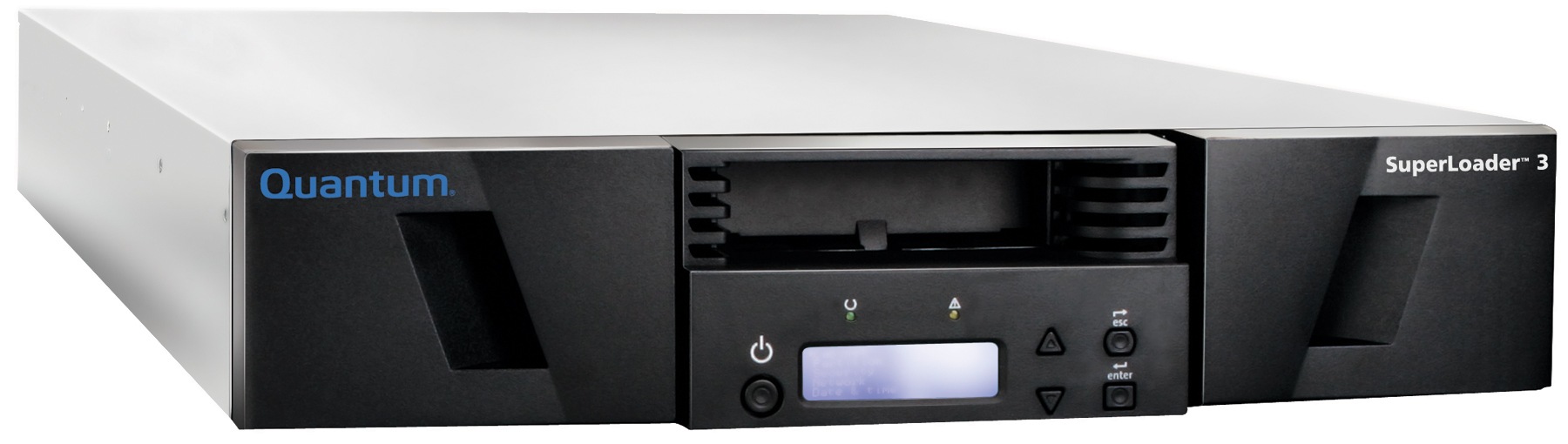 Quantum SuperLoader 3, 1 DLT-S4 tape drive, 16 slots, 4Gb FC barcode reader