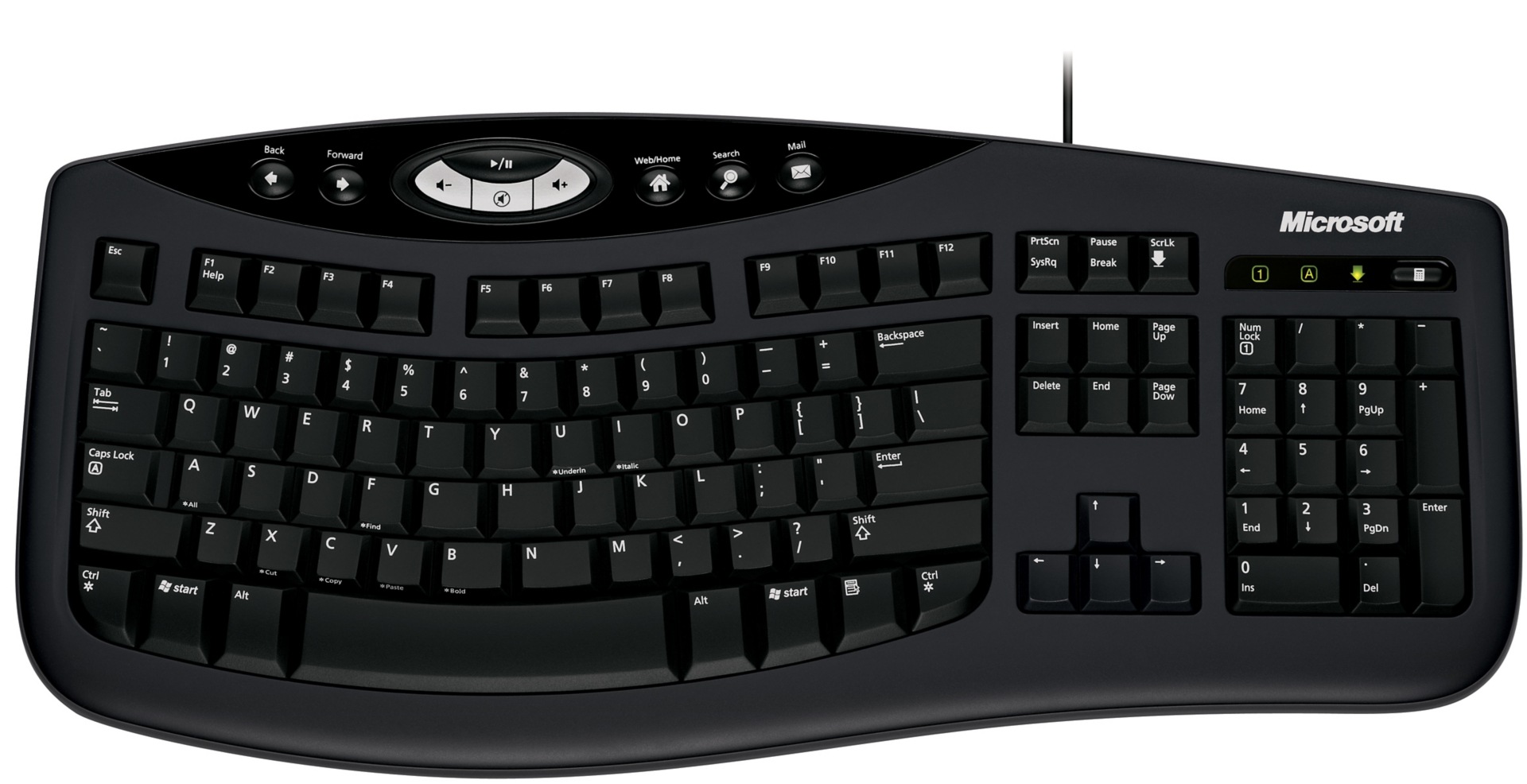 Microsoft Comfort Curve Keyboard 2000