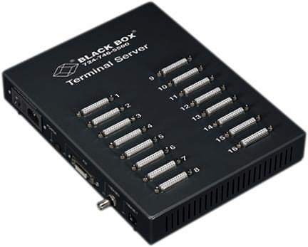 Black Box 16 port RJ-45 Async Rackmount Enhanced TCP/IP Terminal Server
