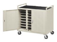 Bretford Laptop Storage Cart LAP24EBA-GM - notebook storage cart