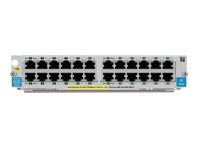 HP 24-pt Gigabit PoE Module