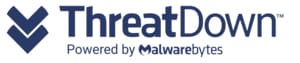 Threat Down Powered by Malwarebytes Logo