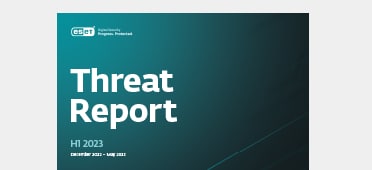 PDF OPENS IN NEW WINDOW: Read ESET Threat Report