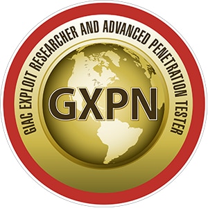 CDW GIAC Exploit Researcher GXPN Certified