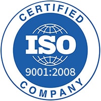 ISO 9001 2008 Certified Company Seal